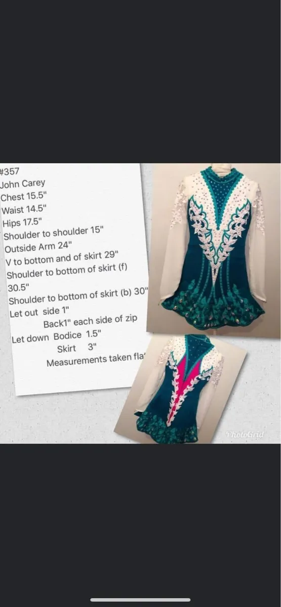 John Carey Irish Dancing Dress - Image 3