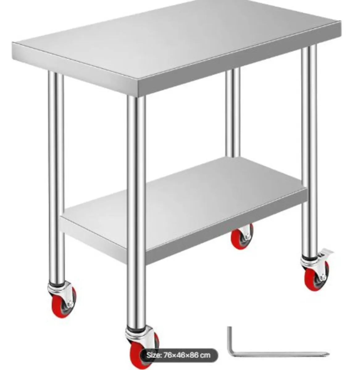 Stainless Steel Work Table 30 x 18 x 34 Inch, 700 - Image 1