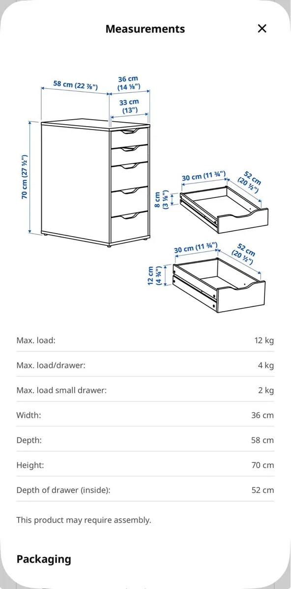 IKEA Alex deawers - Image 4