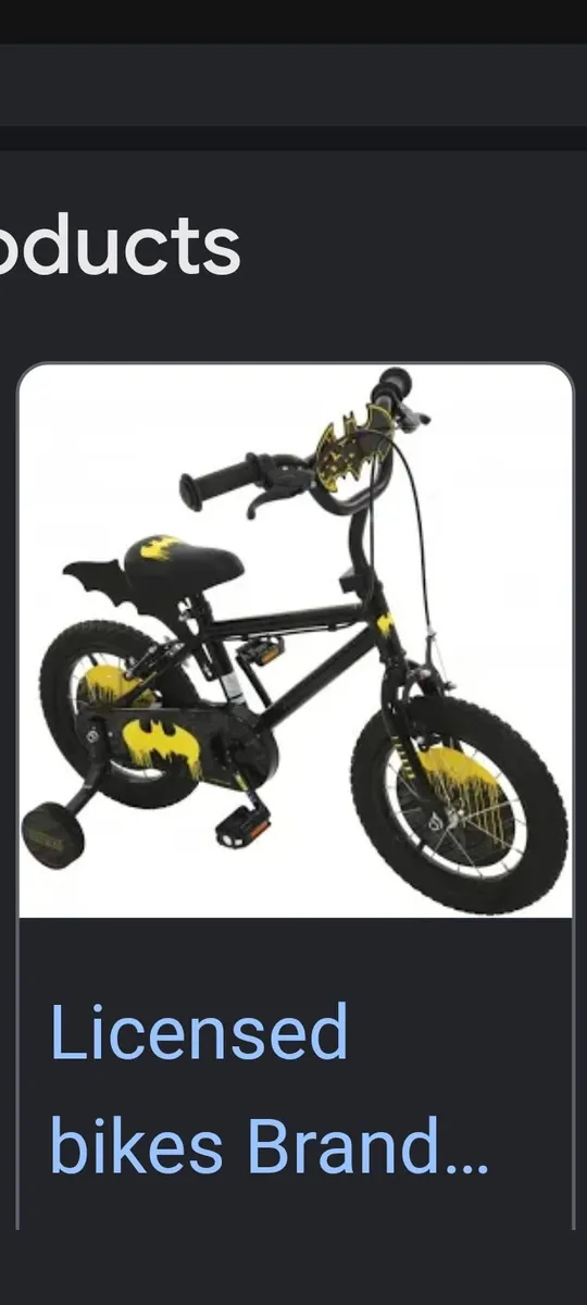Heavy batman bike 14" wheels - Image 4
