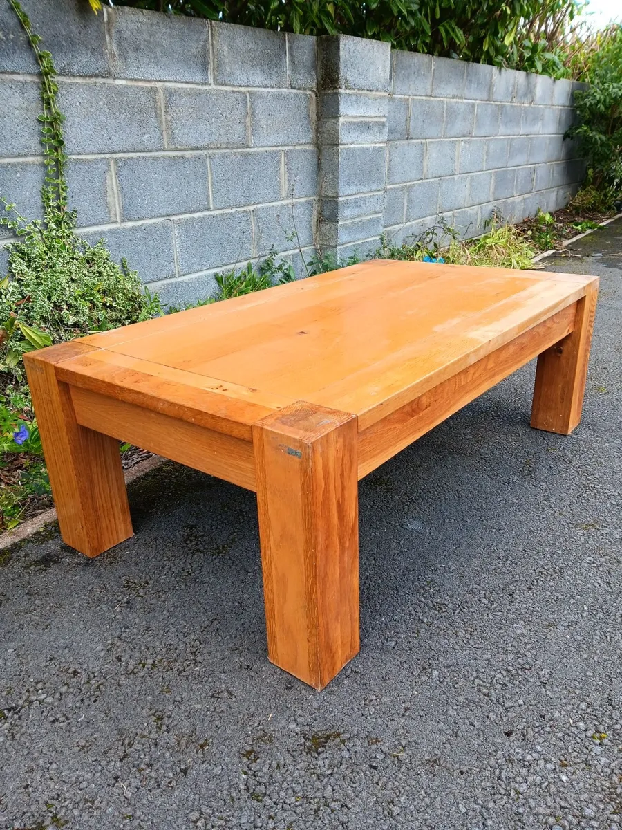 Oak coffee table