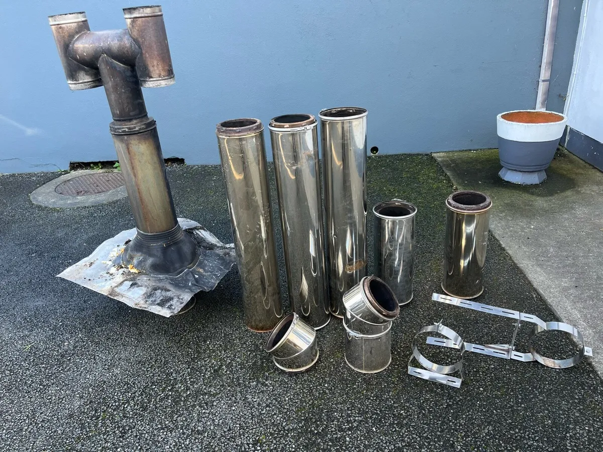 Twin wall stove flue. - Image 1