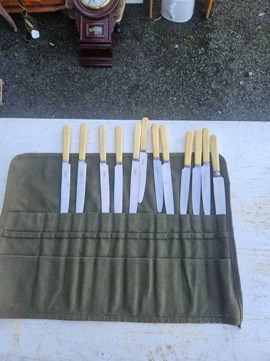 Vintage Retro Sheffield Kitchen Knives - Image 2