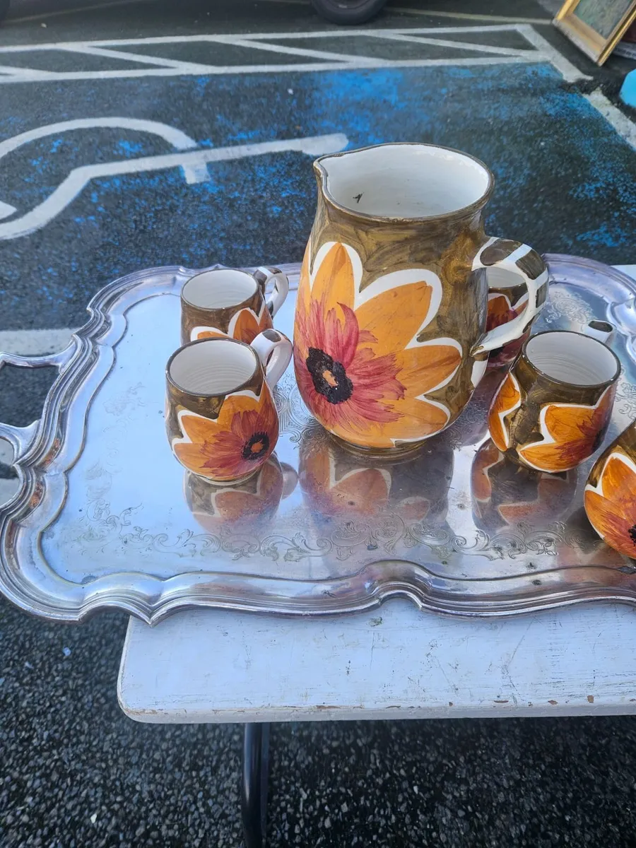 Vintage Retro 1970's Jug and Cups - Image 4