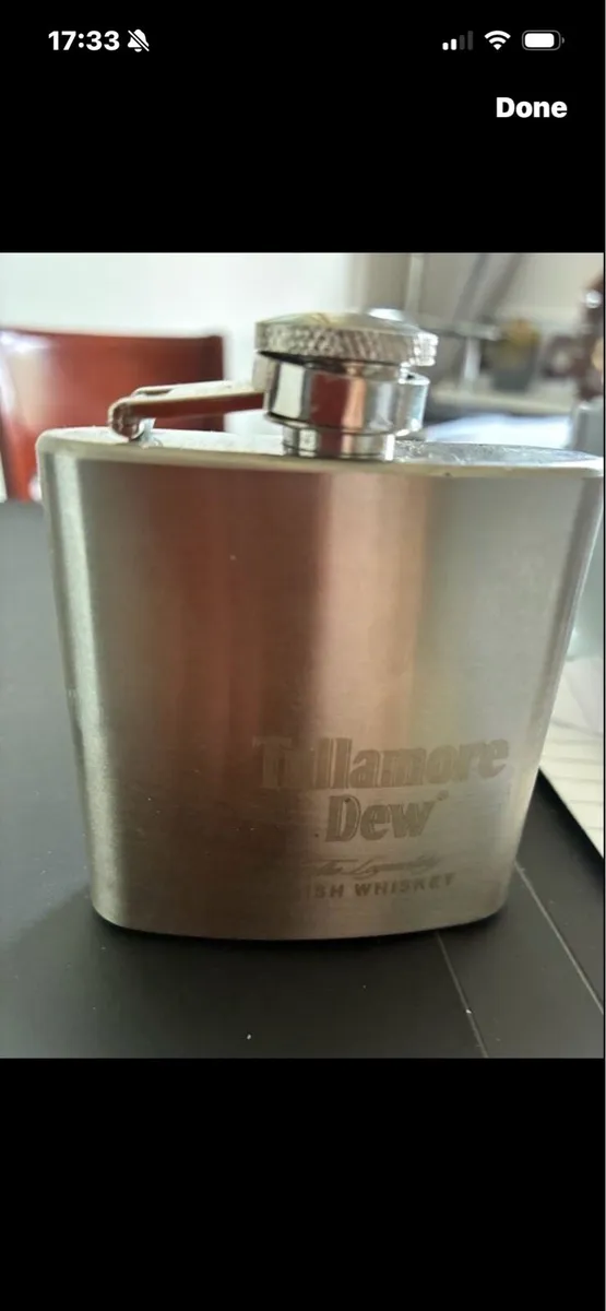 Tullamore Dew Hip Flask - Image 2