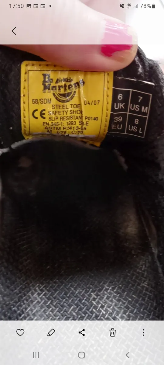Doc Martins  safety shoes - Image 2