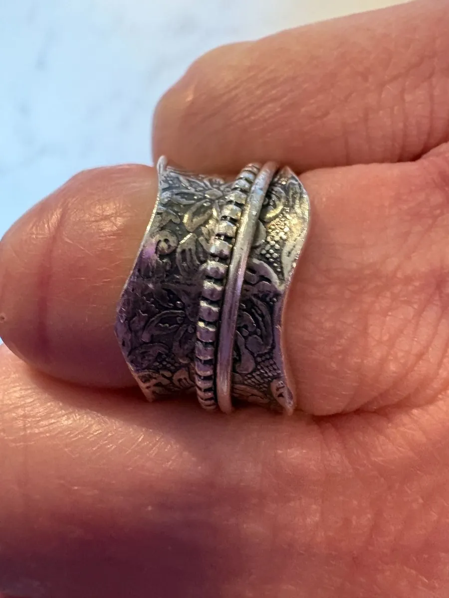 Sterling silver ring - Image 4