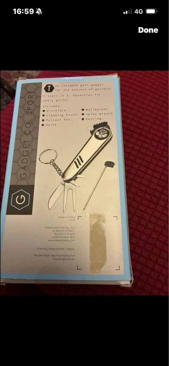 Golfers Multi Tool Set - Image 2