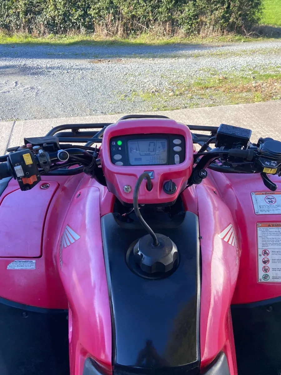 LOW MILEAGE !!   HONDA TRX 500 FM !!! - Image 4