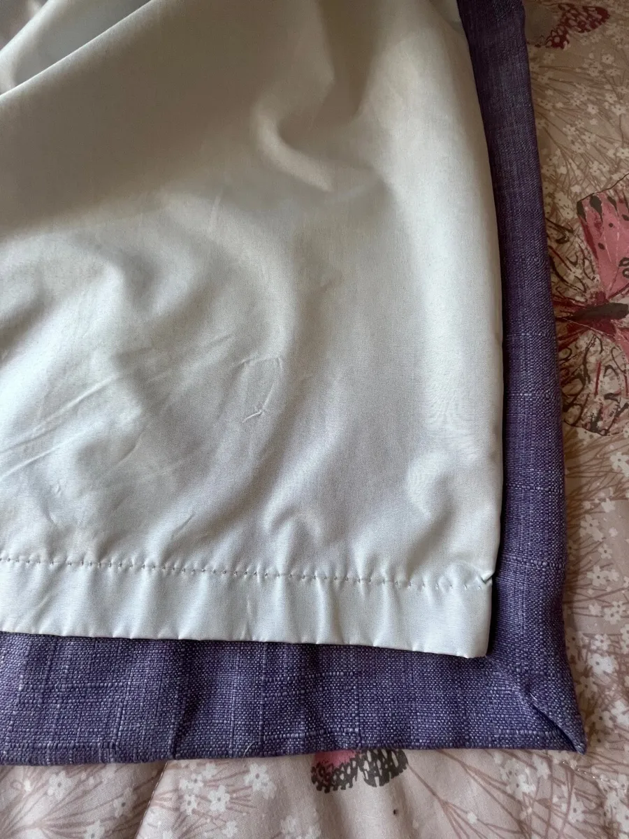 Next Purple Blackout Eyelet Curtains - Image 4