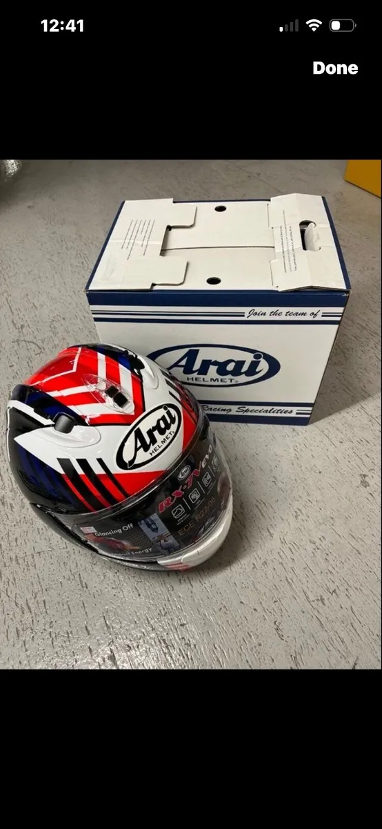 Arai rx7 evo helmet