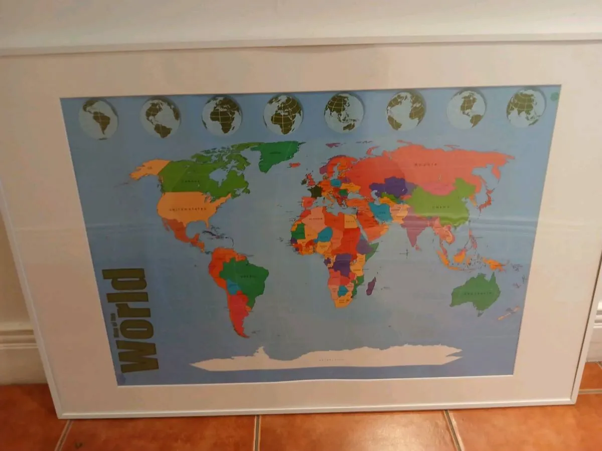 World Map from Ikea - Image 1