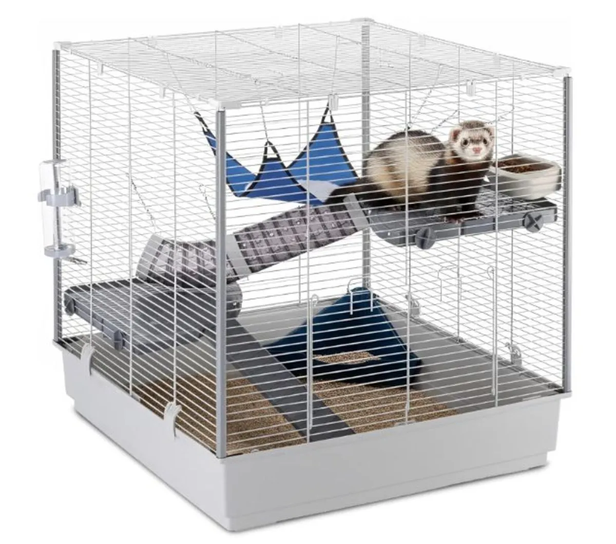 Large cage for ferrets.