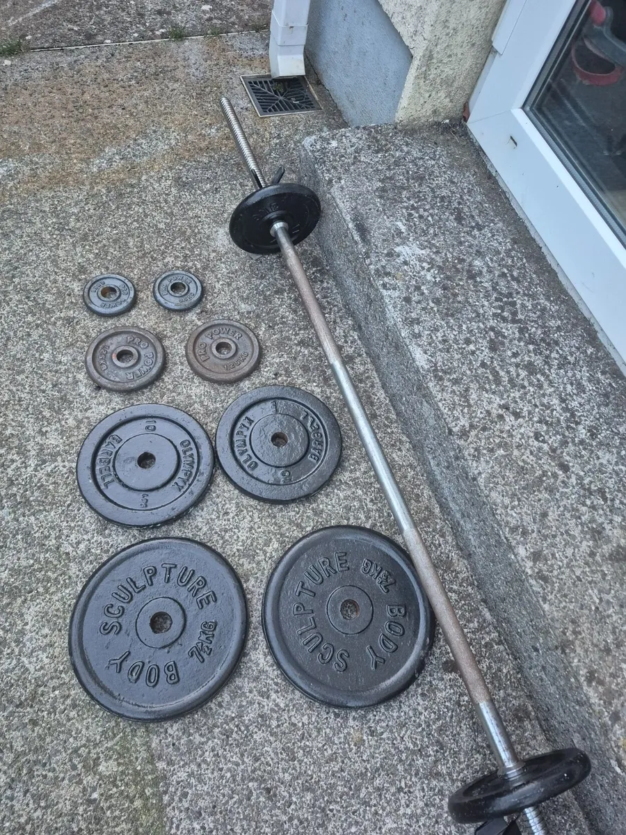Bar & weights plates 35kg
