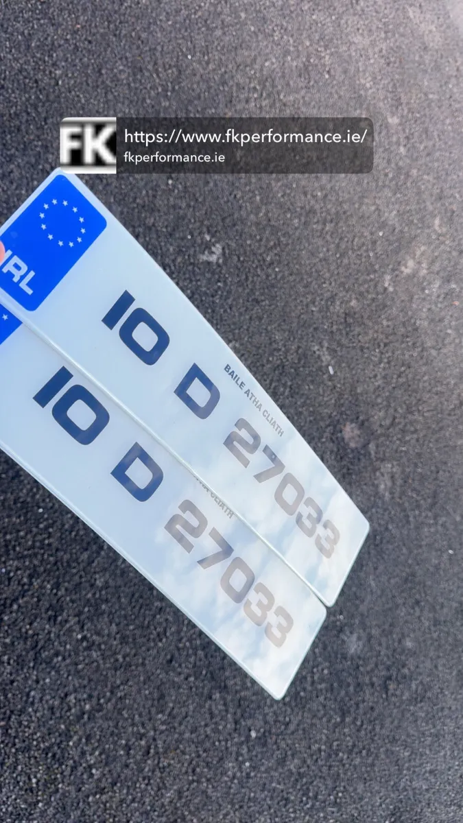 Gel , German & jap number plates delivered - Image 3