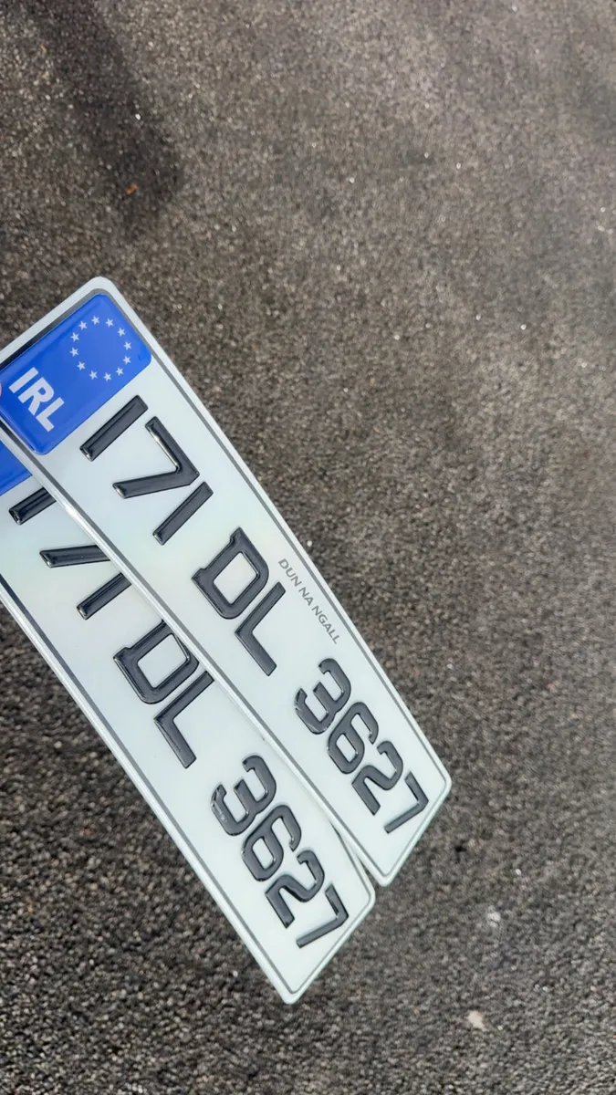 Gel , German & jap number plates delivered - Image 1