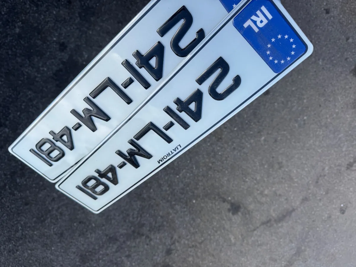 Gel , German & jap number plates delivered - Image 2