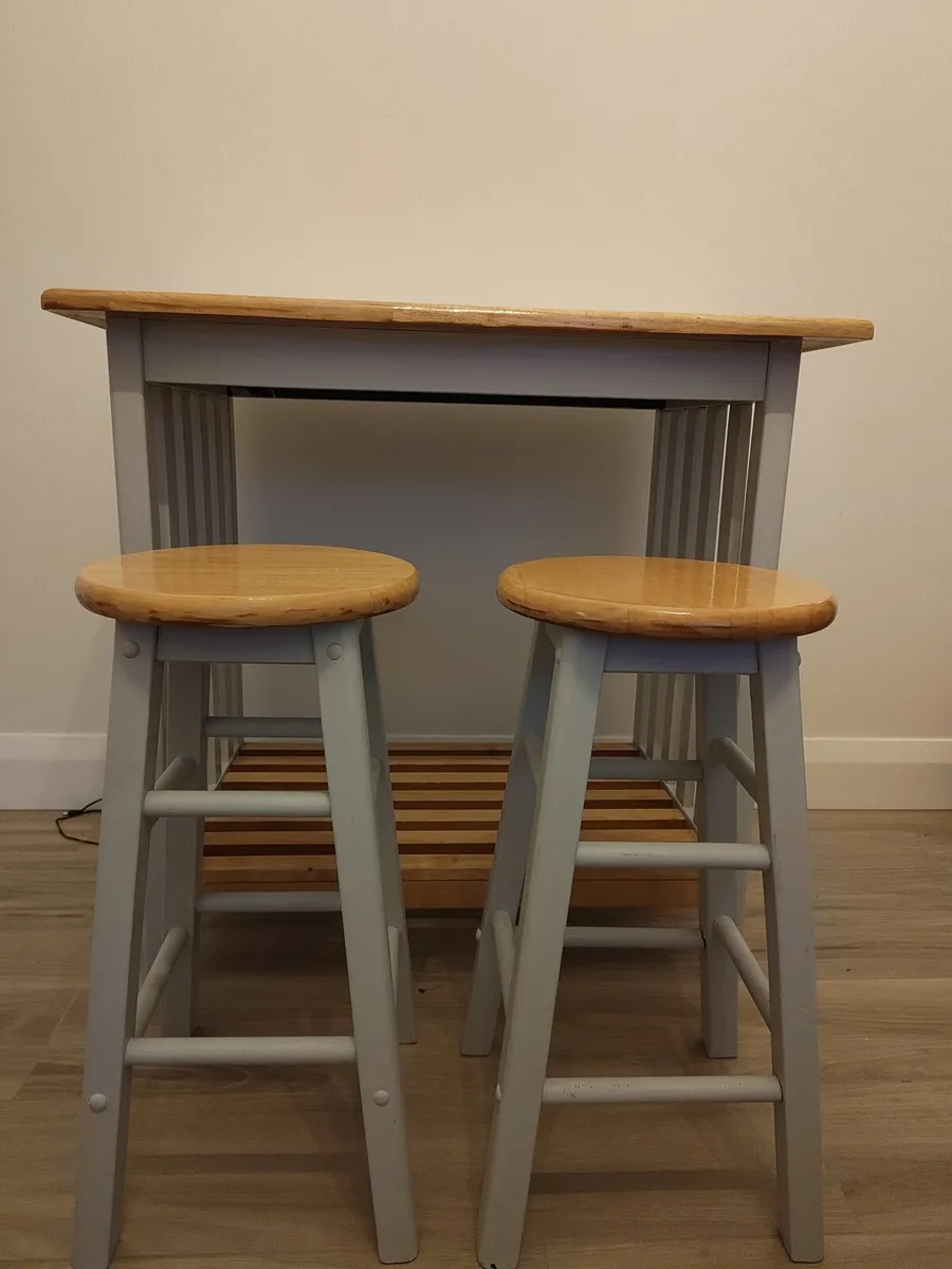 Table and Stools - Image 1