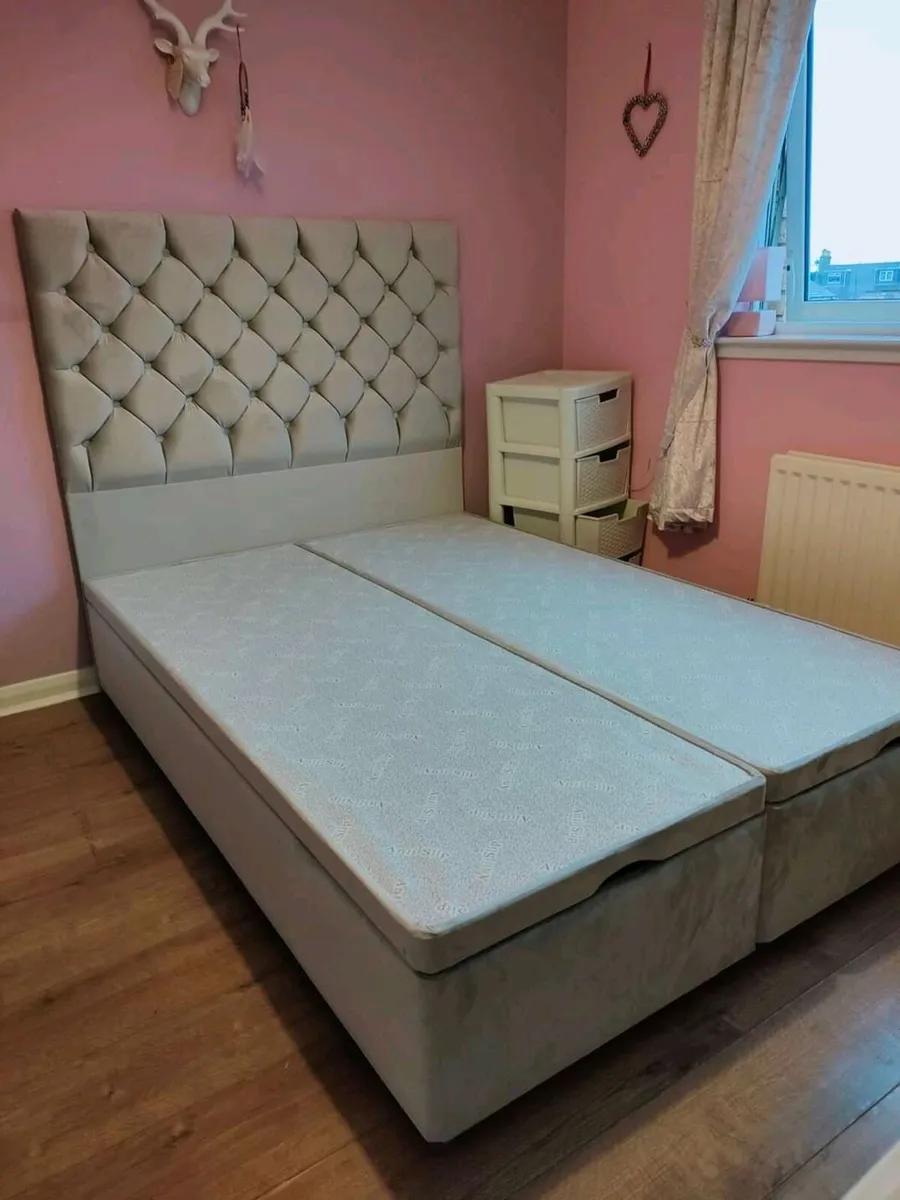 Divan Ottoman Bed Frame With Mattress Opt - Image 4