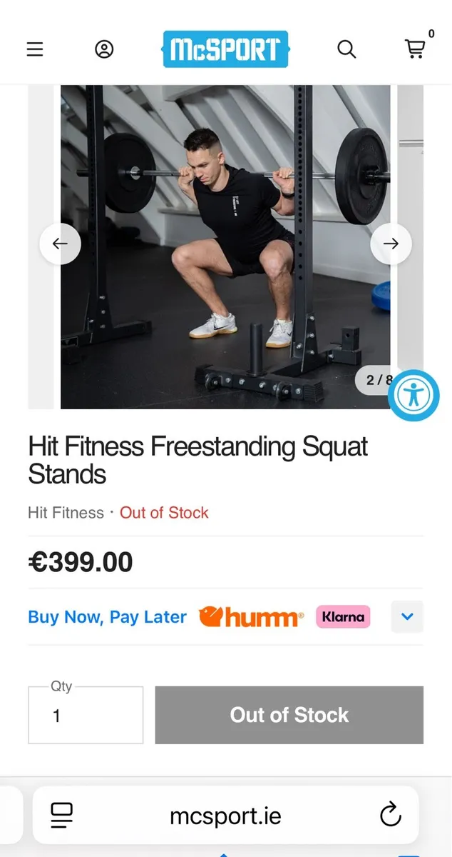 Gym squat stands - Image 2