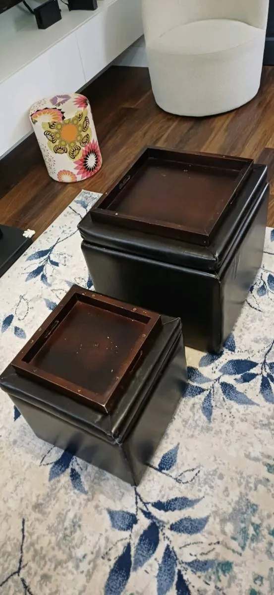Footstool with storage - Image 2