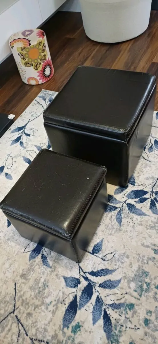 Footstool with storage - Image 1