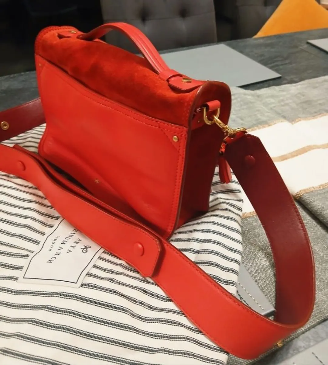 Anya Hindmarch Ripley suede and leather Crossbody bag - Image 4