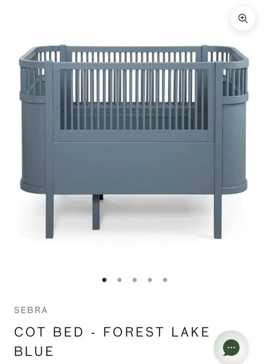Sebra Cot Bed with Mattress - Image 1