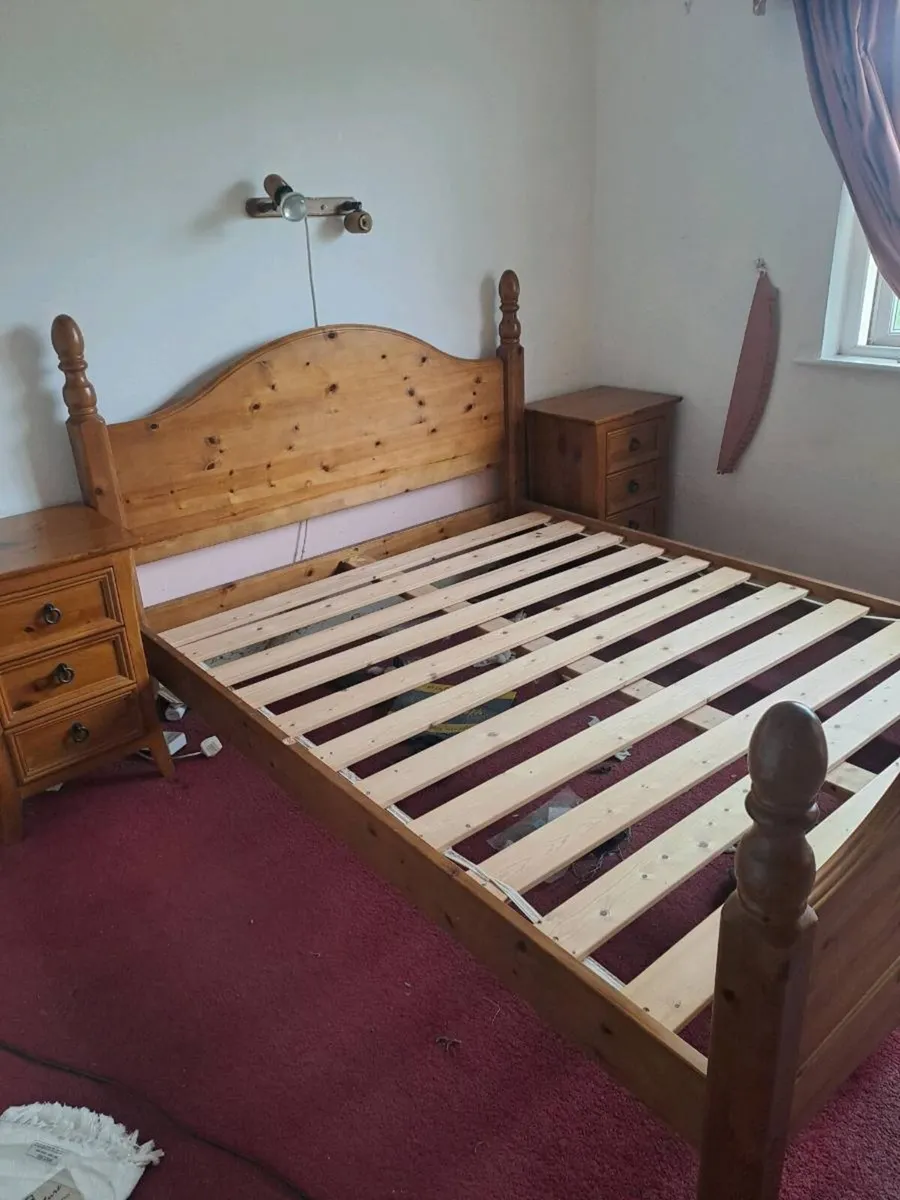 King size bed frame 84.5 inchs X 65 inches - Image 2