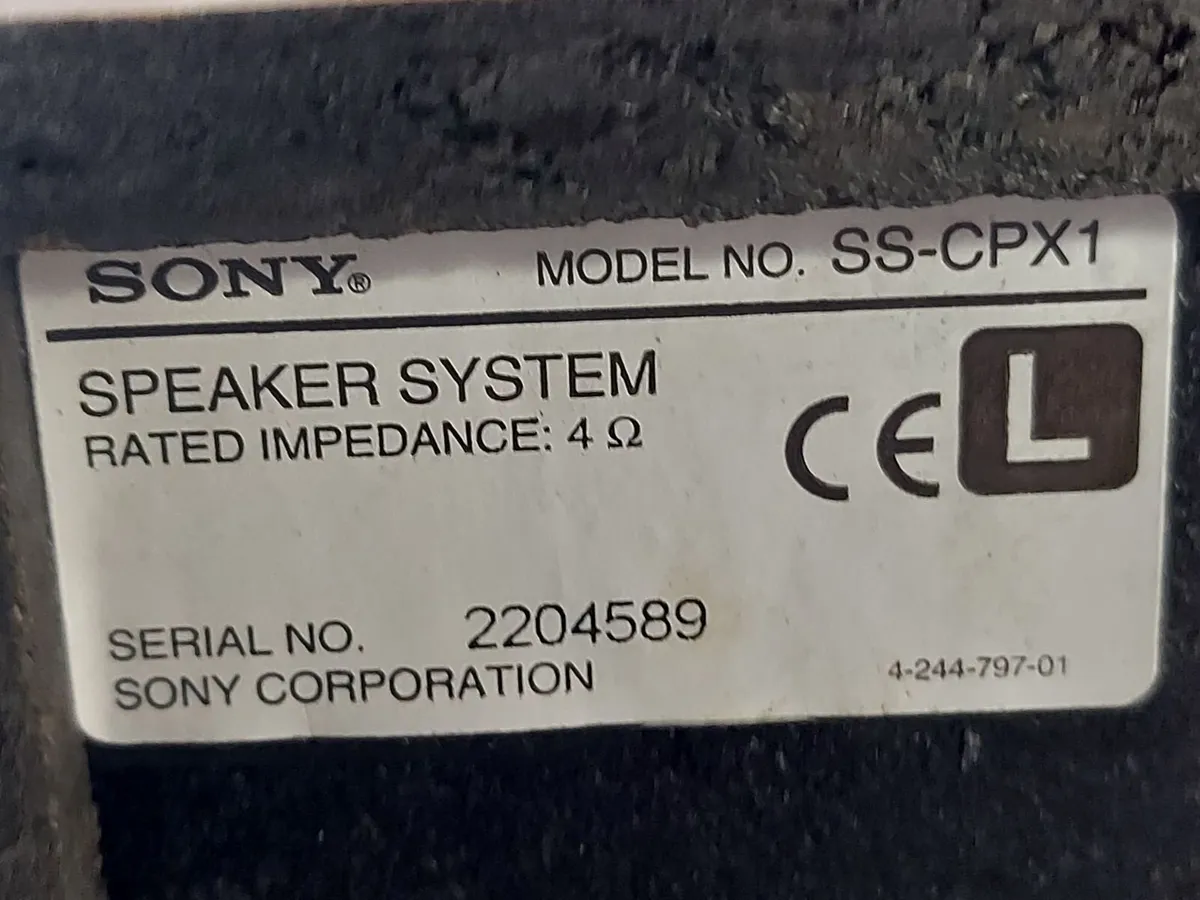 Sony Hi-Fi Stereo System, Model CMT-CPZ1 - Image 3