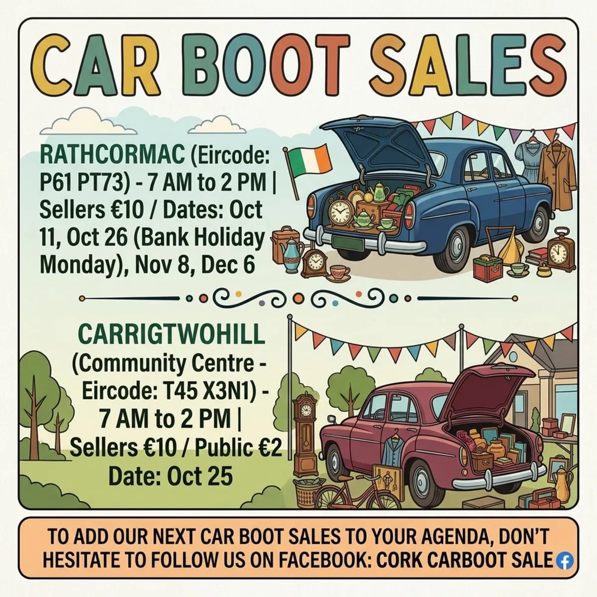 Carboot sale cork