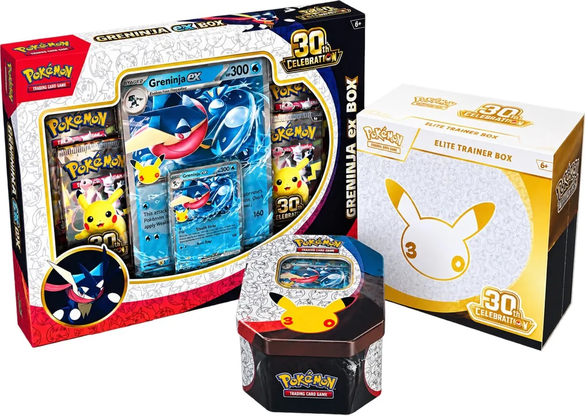 Pokémon 30th Anniversary Bundle – 17 Booster packs - Image 1