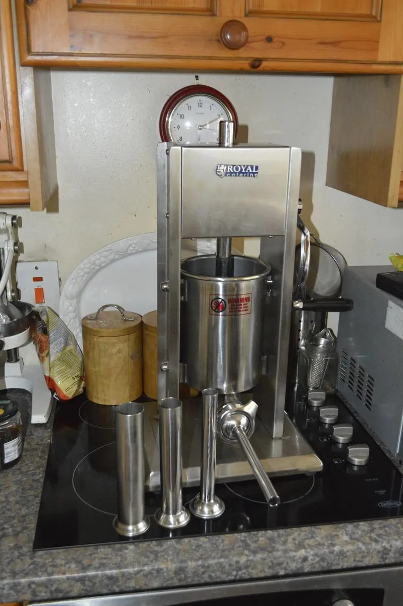 As New Stainless Steel Sausage Stuffer - Image 3