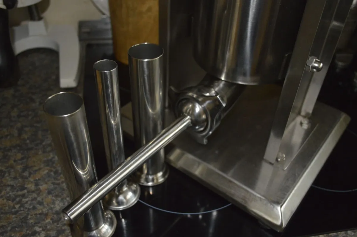 As New Stainless Steel Sausage Stuffer - Image 4