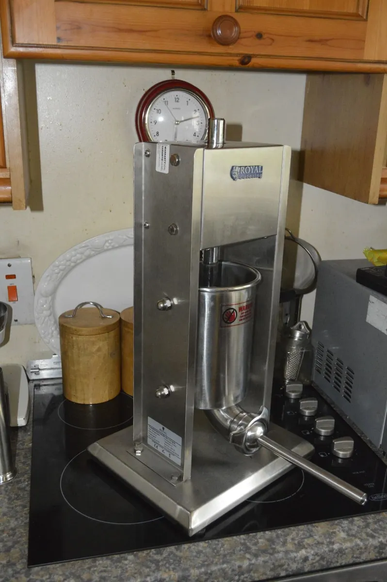 As New Stainless Steel Sausage Stuffer - Image 1