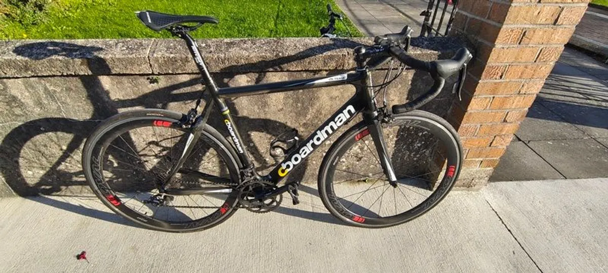 2009 Boardman Team Carbon SRAM Rival  Oval 950 Wheels  Original Wheels - Image 1