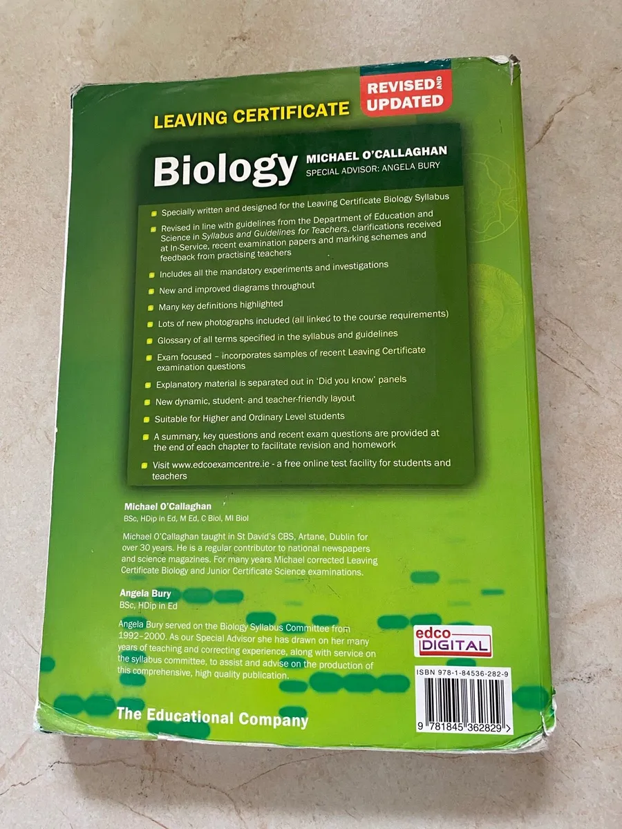 Leaving Cert Edco Biology Textbook with CD - Image 2