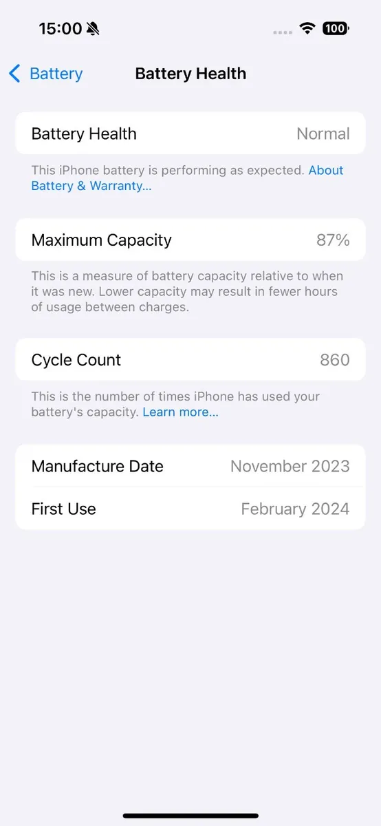 iPhone 15 Pro 128GB - Unlocked - Image 3