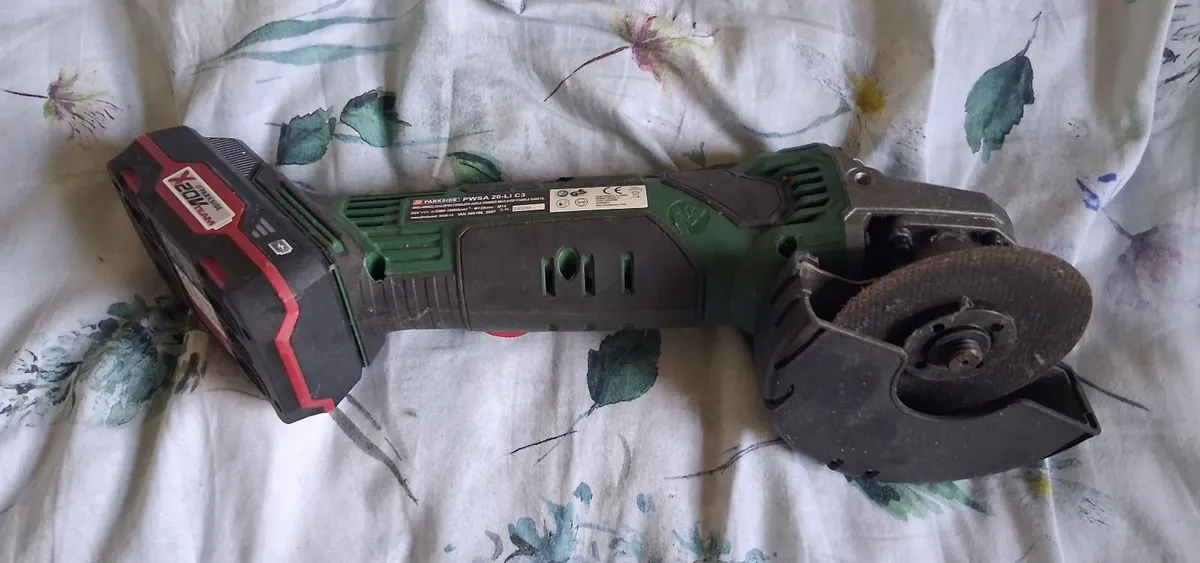 Parkside Cordless Angle Grinder - Image 1