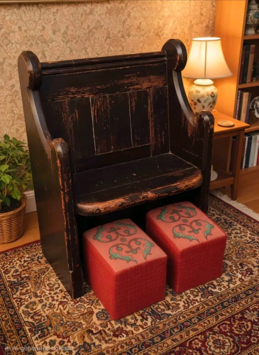 Church pew / bench - Image 1