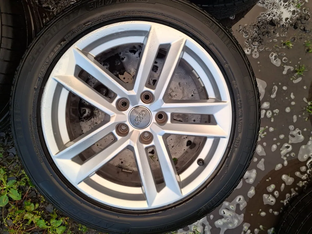 17" Genuine Audi Alloys with tyres - Image 2