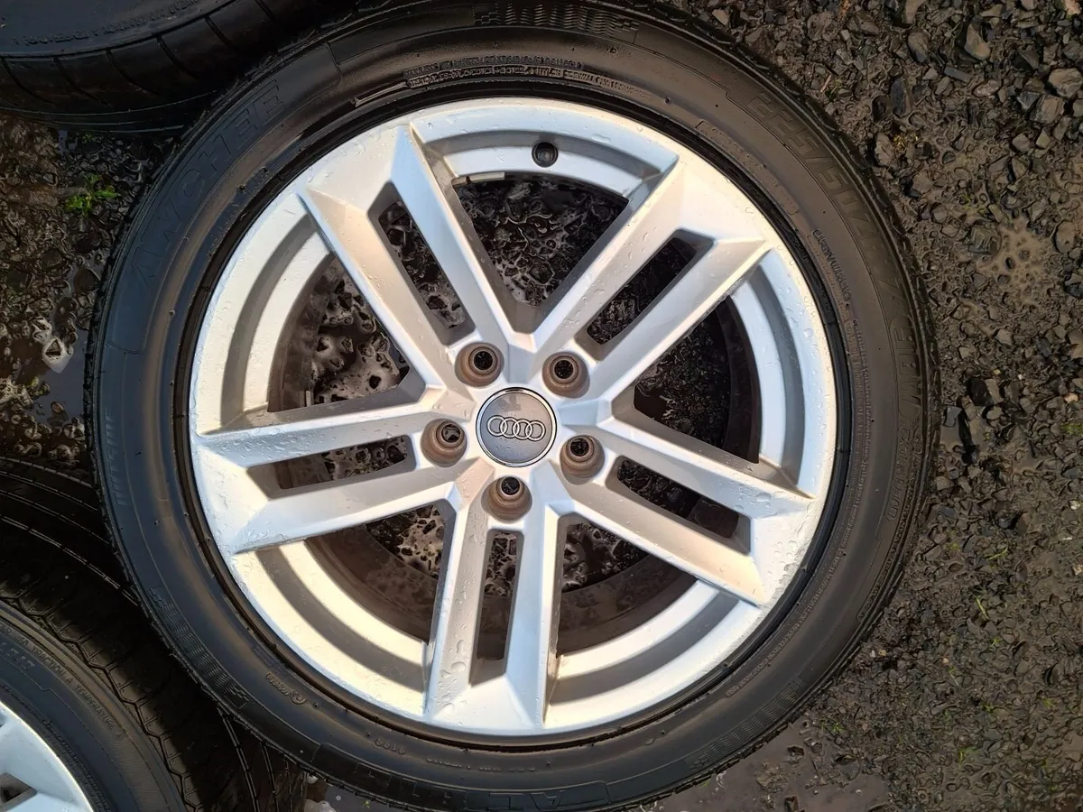 17" Genuine Audi Alloys with tyres - Image 4
