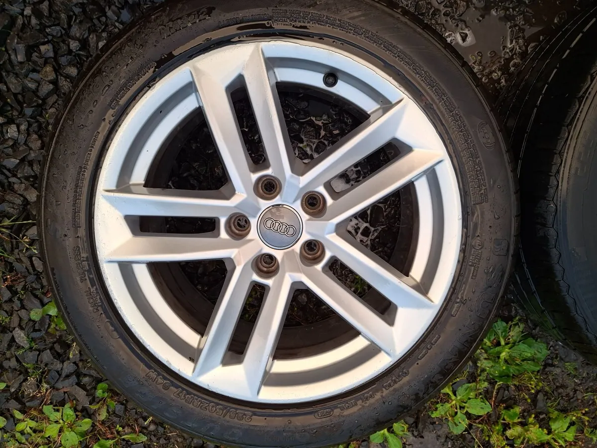 17" Genuine Audi Alloys with tyres - Image 3