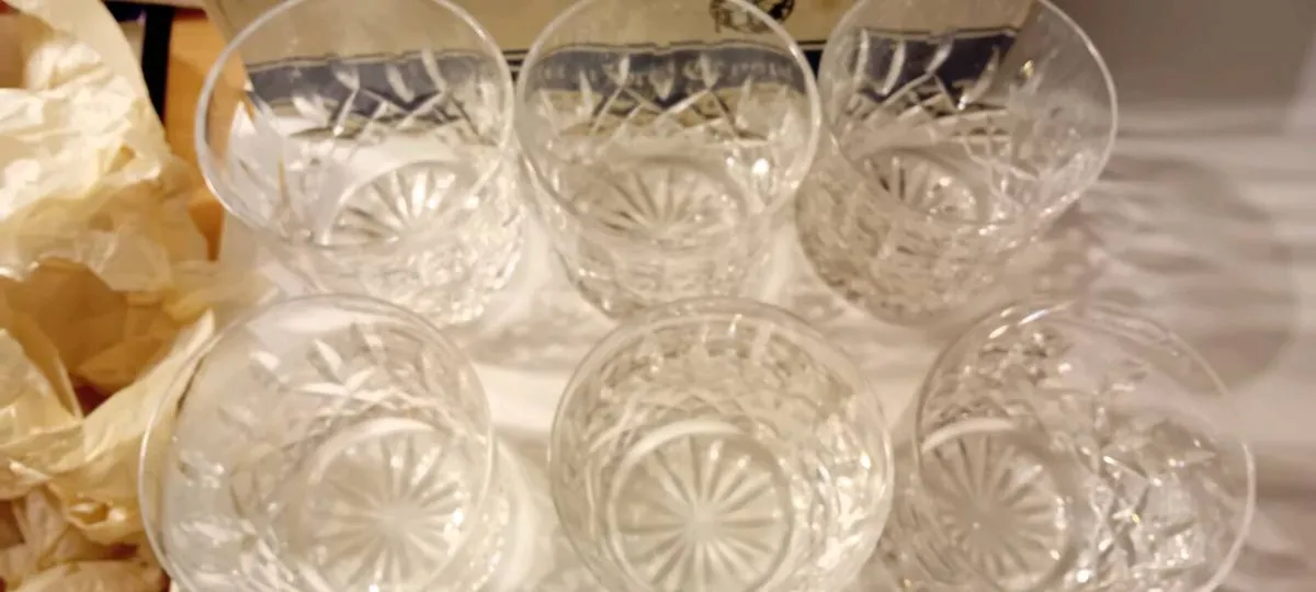 Set Of 6 Waterford Crystal "Lismore"Tumblers - Image 3