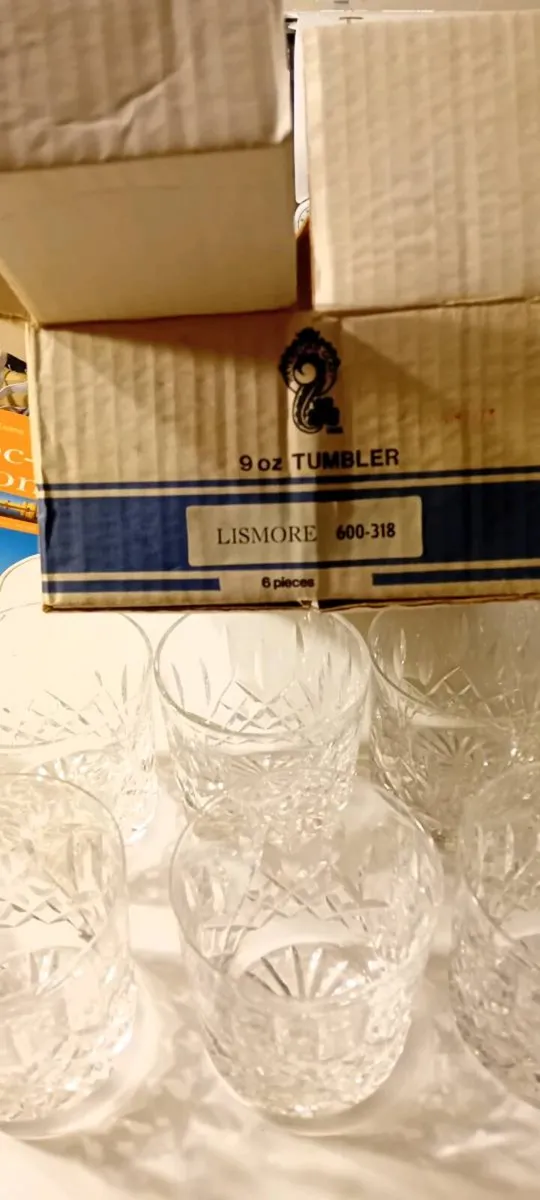 Set Of 6 Waterford Crystal "Lismore"Tumblers - Image 4