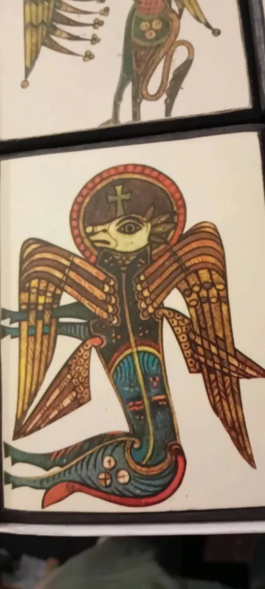 Set Of Four Book Of Kells Vintage Prints - Image 3