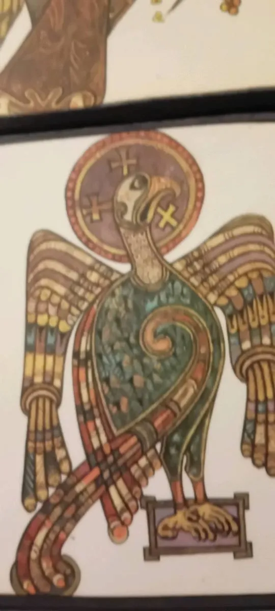 Set Of Four Book Of Kells Vintage Prints - Image 4