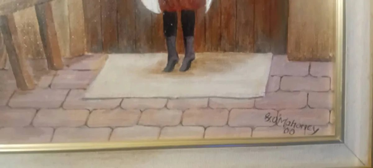 Original Geraldine O Mahony Oil Painting - Image 4