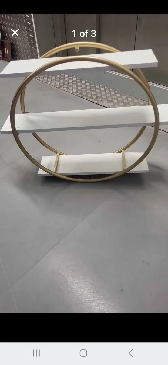 Three tier shelfs for nails or stock - Image 1
