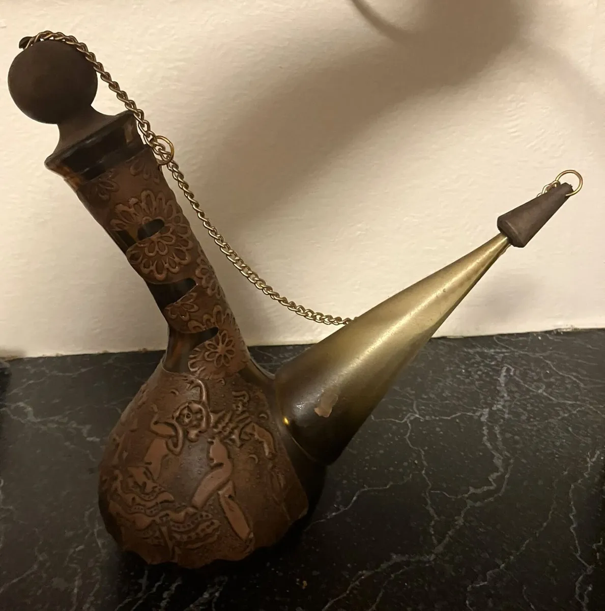 Vintage Spanish Wine Bottle - Image 1